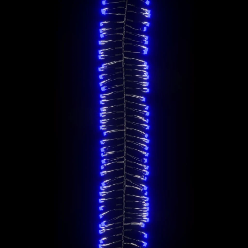 vidaXL LED lampiņu virtene ar 3000 LED, zila, 23 m, PVC