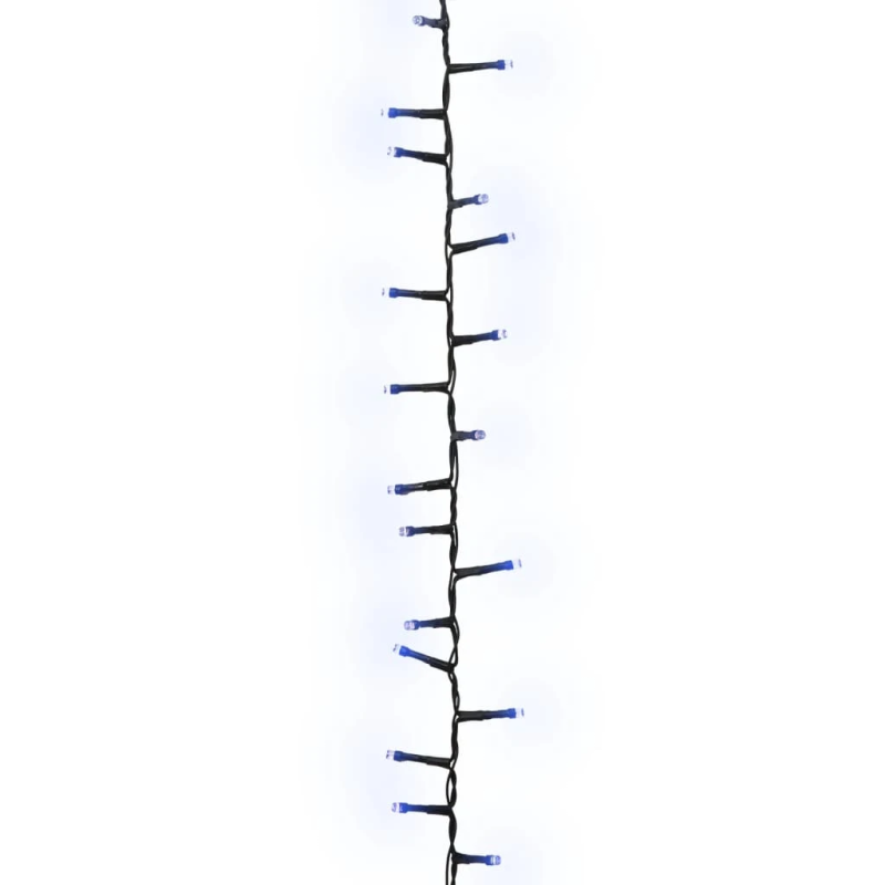vidaXL LED lampiņu virtene ar 2000 LED, zila, 45 m, PVC