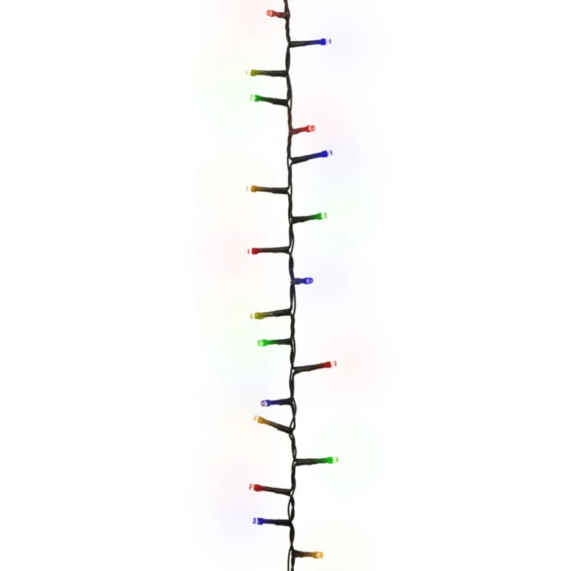 vidaXL LED lampiņu virtene ar 2000 LED, daudzkrāsaina, 45 m, PVC