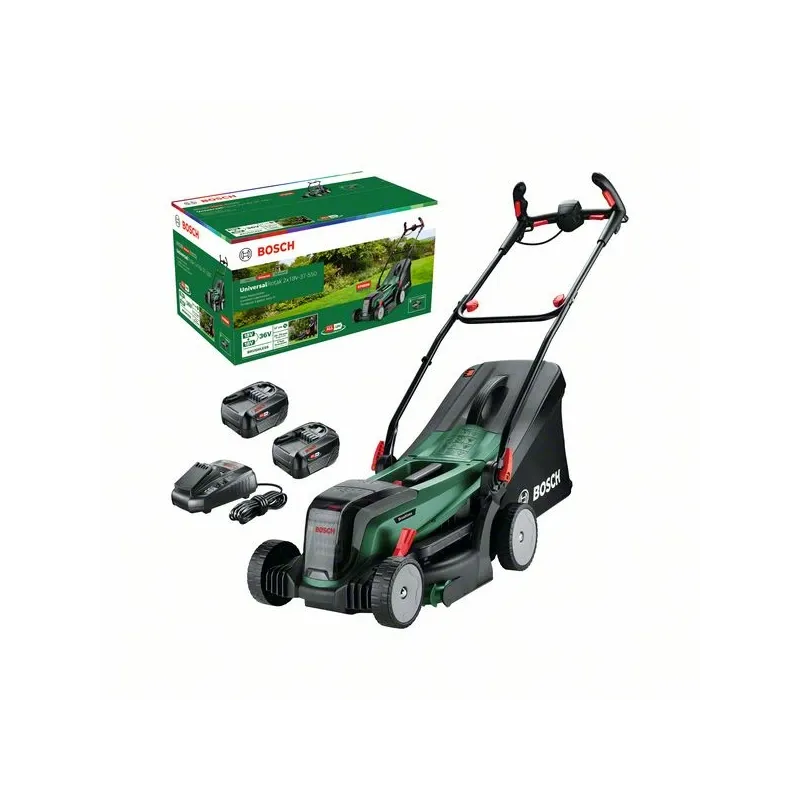 Akumulatora zāles pļāvējs Bosch 2x18V-37-550. 37 cm