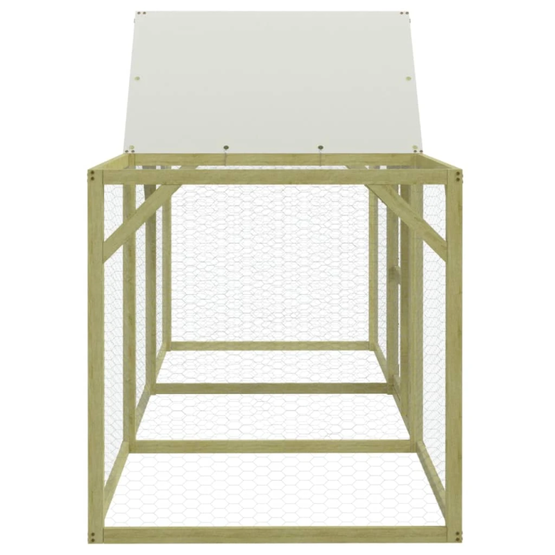 vidaXL vistu būris, 300x100x150 cm, impregnēts priedes masīvkoks