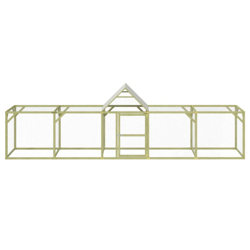 vidaXL vistu būris, 500x100x150 cm, impregnēts priedes masīvkoks