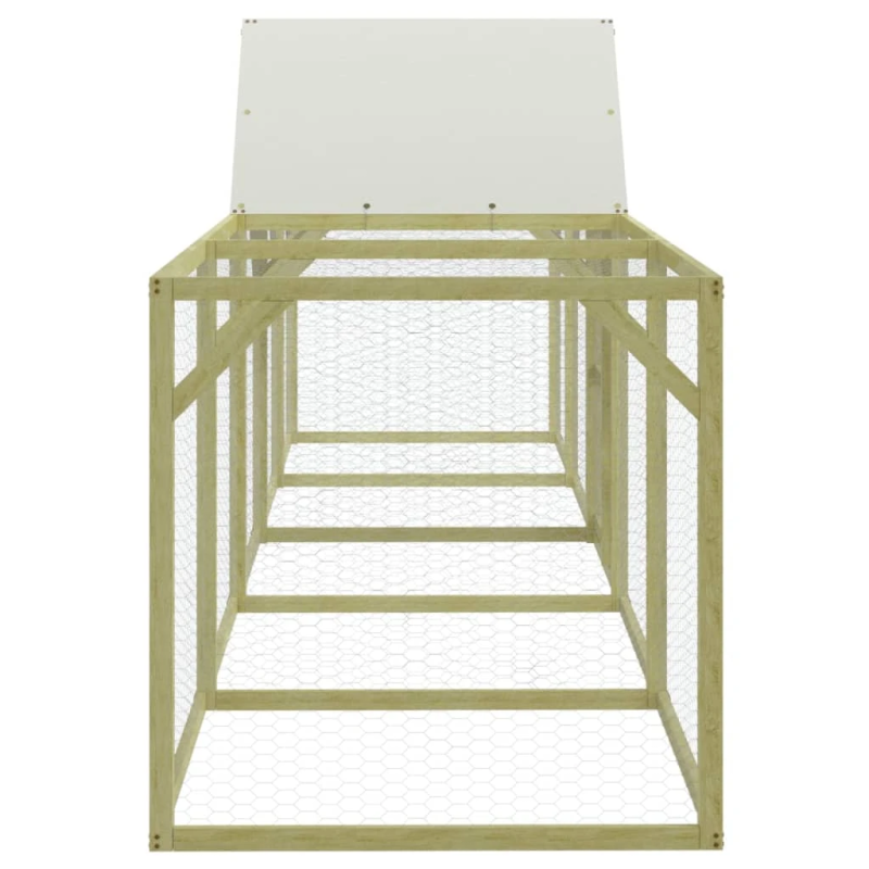 vidaXL vistu būris, 500x100x150 cm, impregnēts priedes masīvkoks