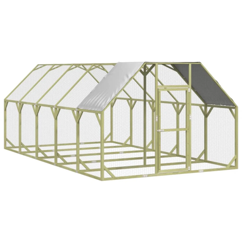 vidaXL vistu būris, 268x500x190 cm, impregnēts priedes masīvkoks