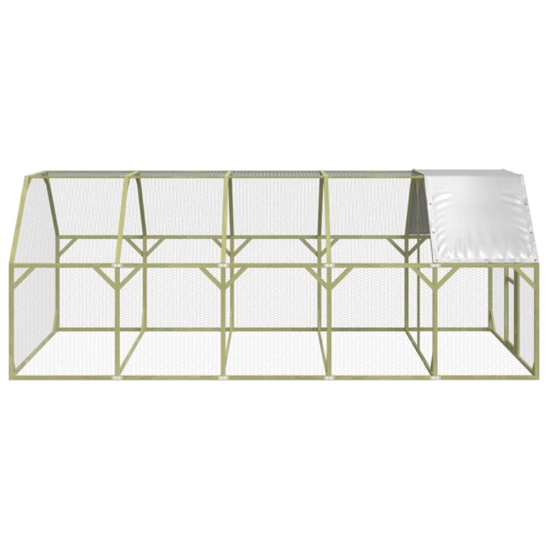 vidaXL vistu būris, 268x500x190 cm, impregnēts priedes masīvkoks