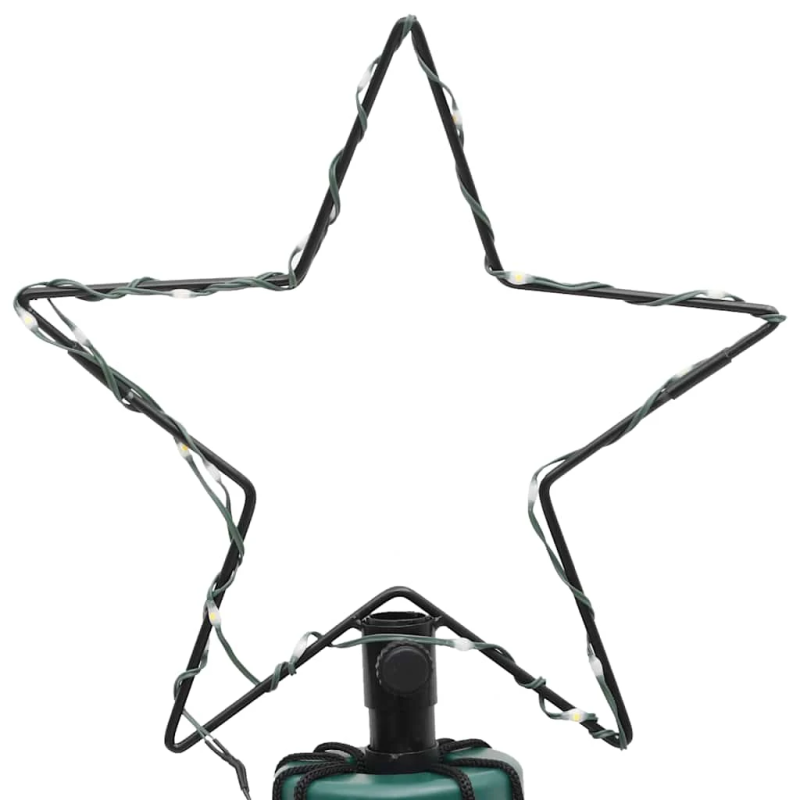 vidaXL Ziemassvētku egle, 310 vēsi baltas LED lampiņas, 100x300 cm