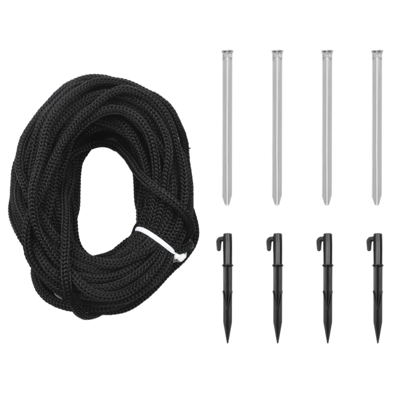 vidaXL Ziemassvētku egle, 732 krāsainas LED lampiņas, 160x500 cm