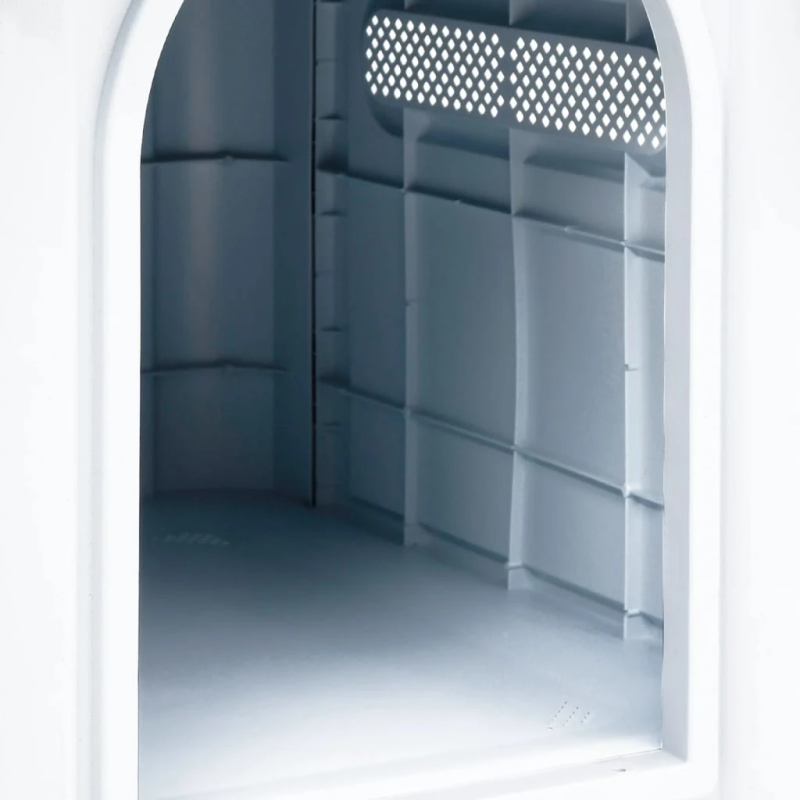 vidaXL suņu būda, zila, 59x75x66 cm, polipropilēns