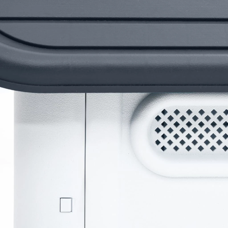 vidaXL suņu būda, pelēka, 59x75x66 cm, polipropilēns