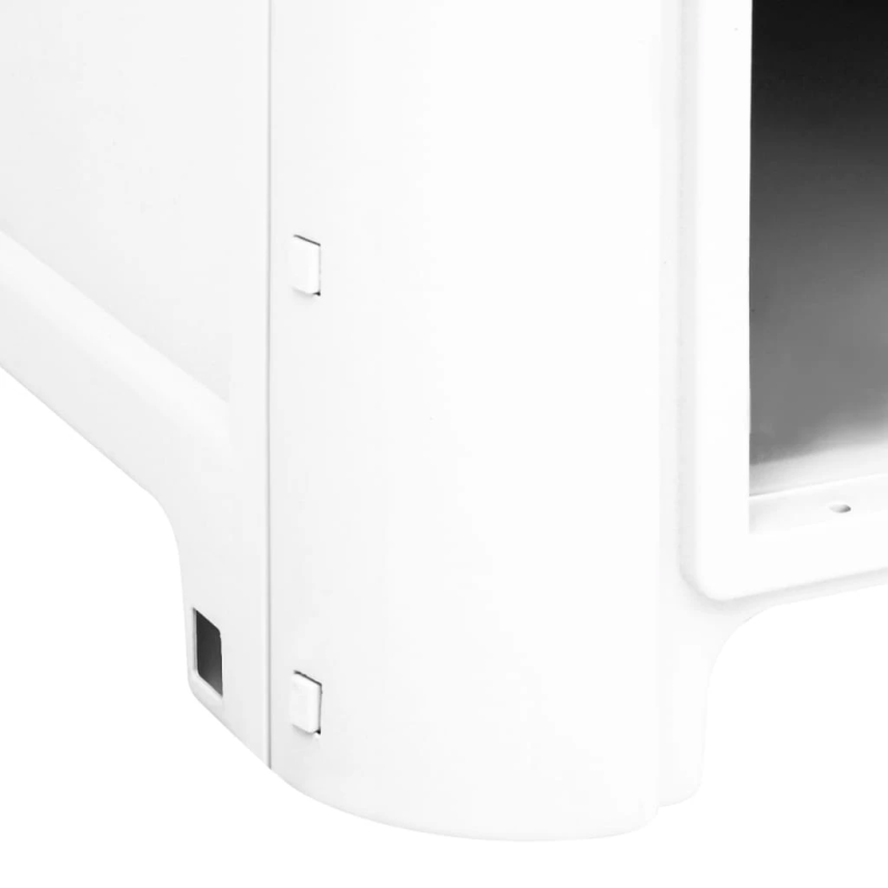 vidaXL suņu būda, pelēka, 59x75x66 cm, polipropilēns