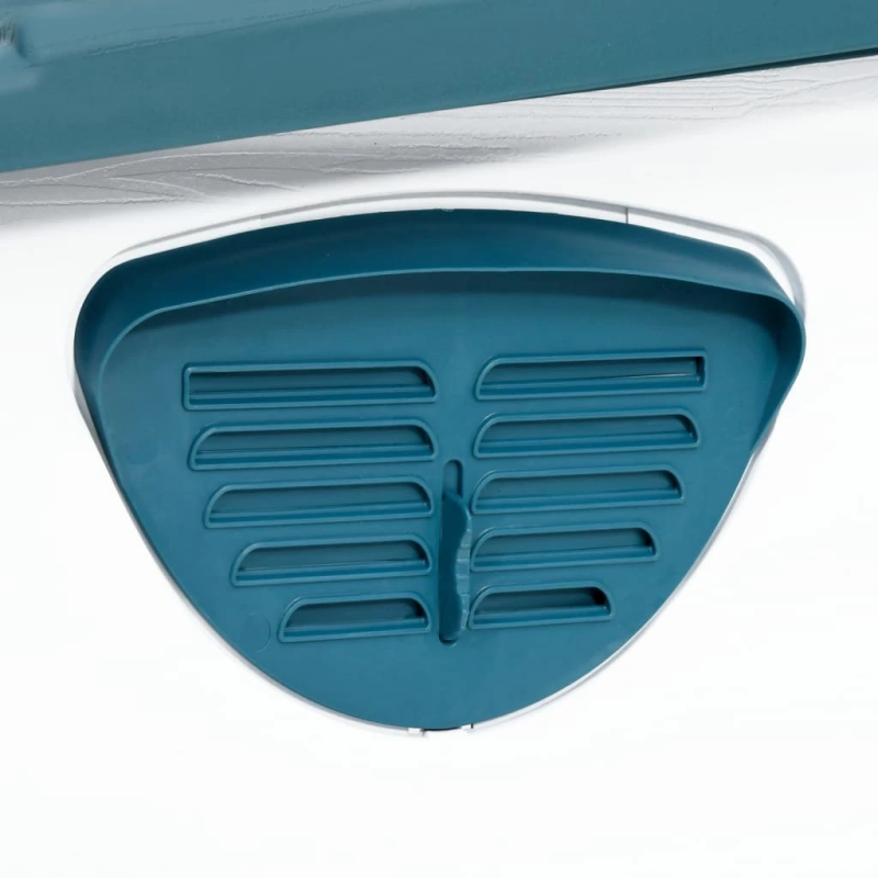 vidaXL suņu būda, zila, 90,5x68x66 cm, polipropilēns