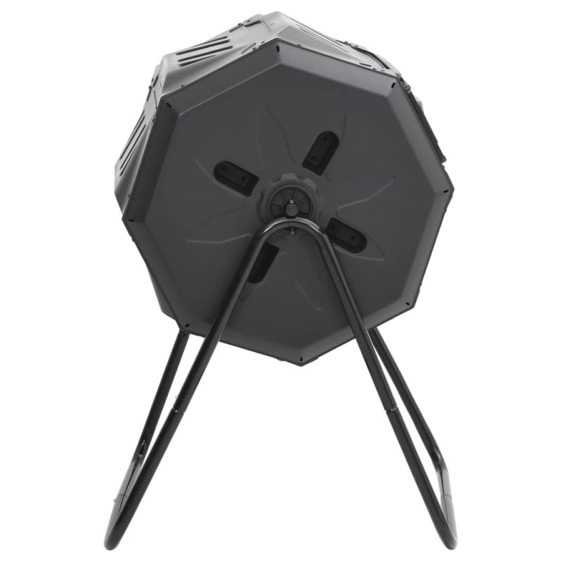 vidaXL dārza komposta kaste, melna, 73x64x95 cm, 160 l