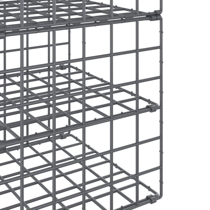 vidaXL pakarināmi skapji, ar 7 plauktiem, 2 gab.