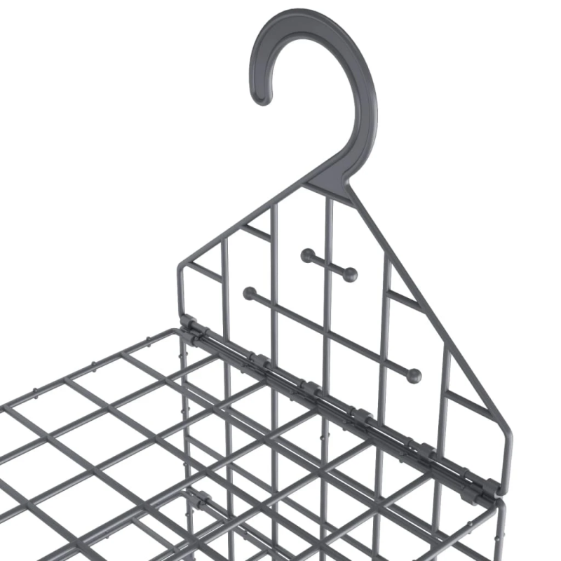 vidaXL pakarināmi skapji, ar 7 plauktiem, 2 gab.