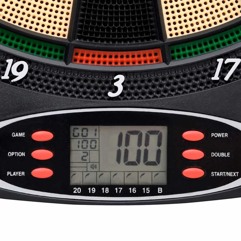 vidaXL elektriskais šautriņu dēlis ar šautriņām, melns, polipropilēns