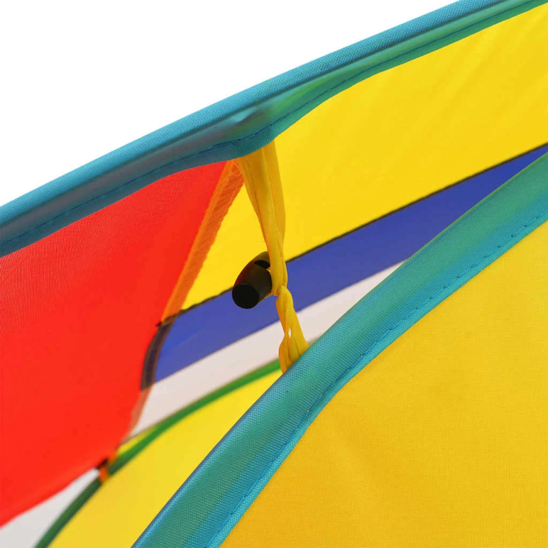 vidaXL rotaļu telts ar 550 bumbiņām, 123x120x126 cm