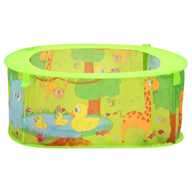 vidaXL bumbu baseins ar 300 bumbiņām, 75x75x32 cm