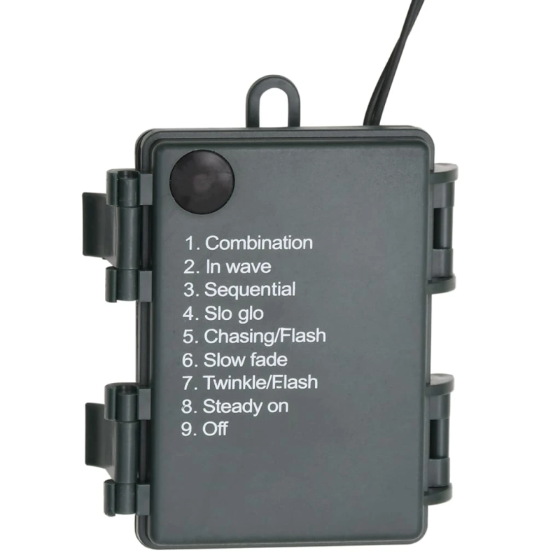 vidaXL Ziemassvētku vainags ar LED lampiņām, zaļš, 60 cm, PVC