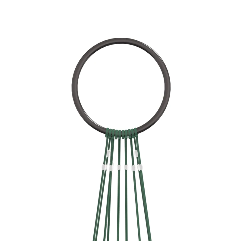 vidaXL Ziemassvētku egle karoga mastam, 310 zilas LED, 300 cm