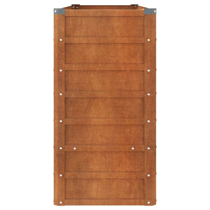 vidaXL augstā dārza puķu kaste, rūsas, 160x40x77 cm, kortena tērauds