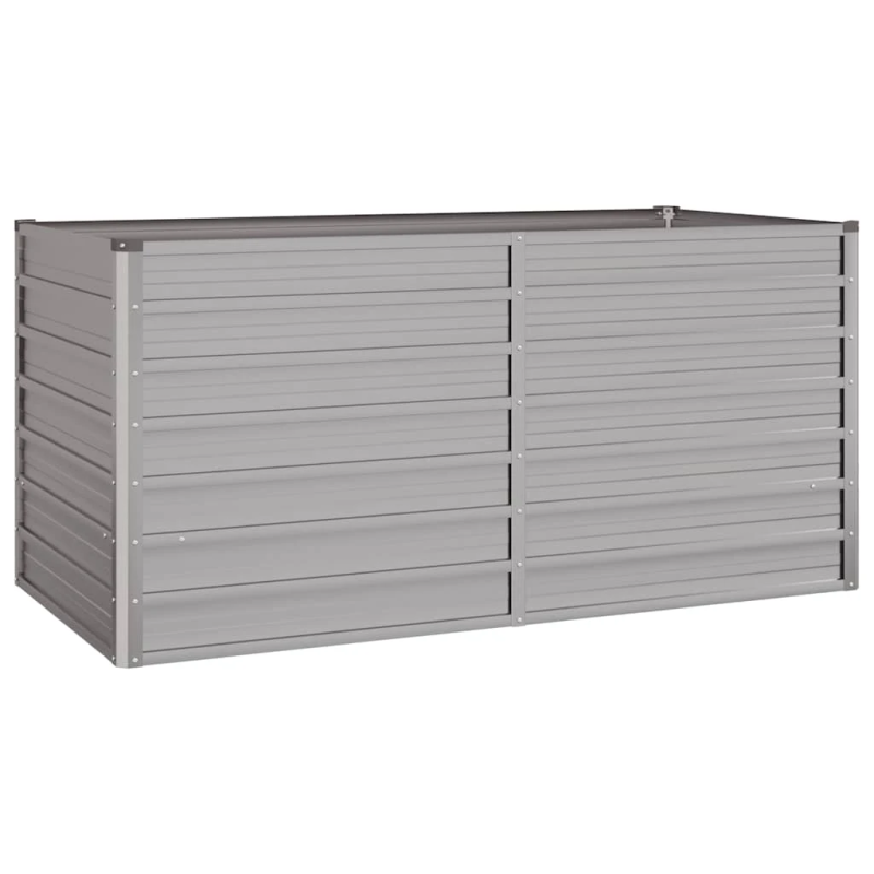 vidaXL augstā dārza puķu kaste, rūsas, 160x80x77 cm, kortena tērauds