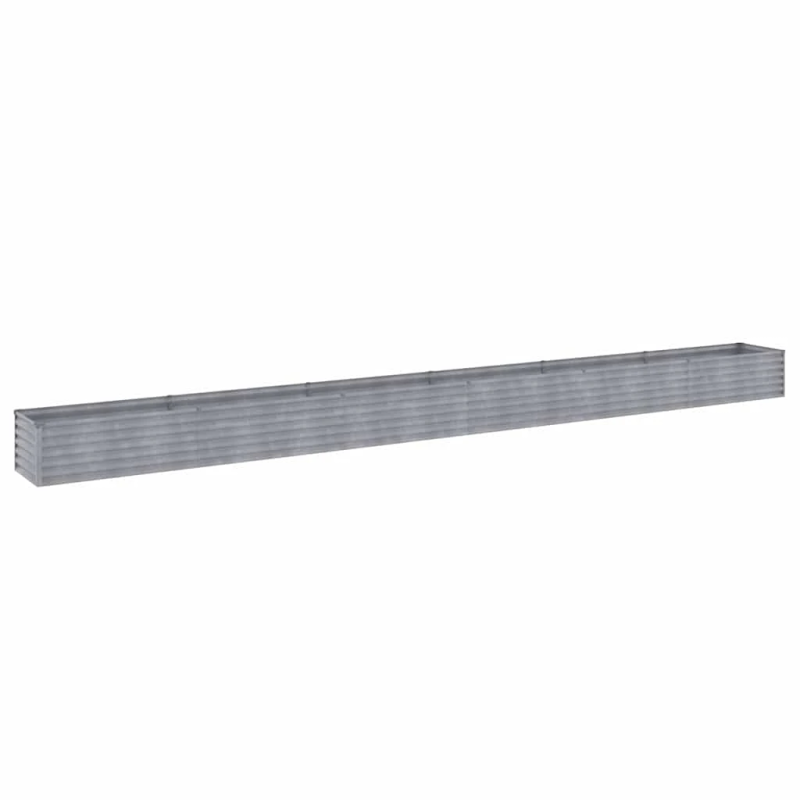 vidaXL augstā dārza puķu dobe, 580x50x36 cm, kortēna tērauds