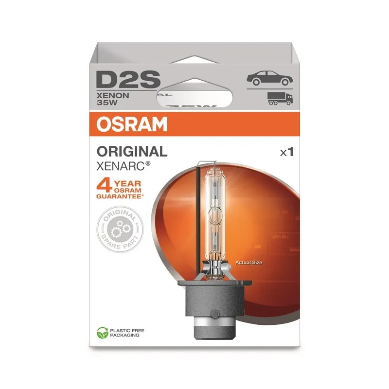 Auto spuldze Osram 66240-1HB, ksenona, caurspīdīga, 12 V