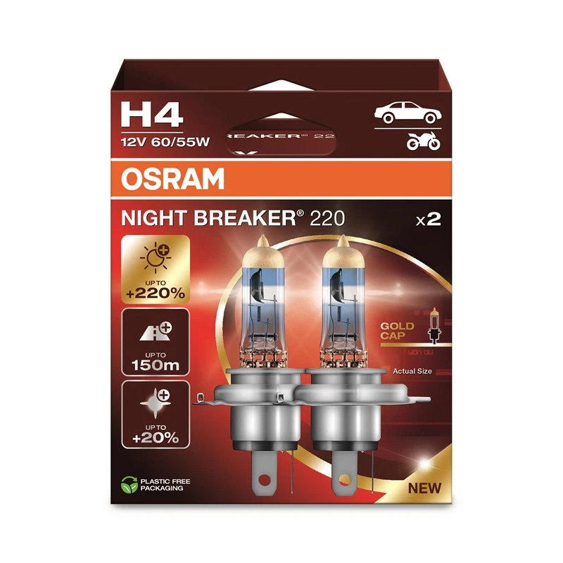 Lampiņa auto osram 60-55w 12vp43t 5x2 h4