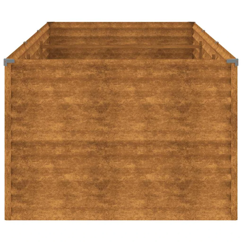 vidaXL Aukštas sodo lovelis, 290x100x69cm, Corten plienas