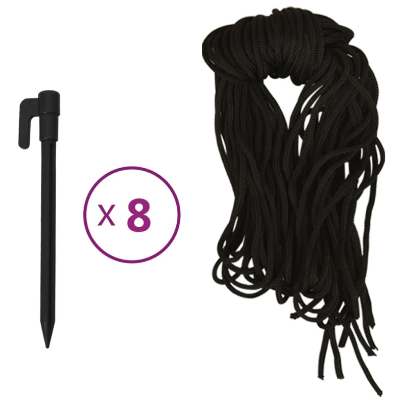 vidaXL Pripučiamas sniego senis su LED lemputėmis, 460cm