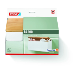 Vidējs dušas plaukts Tesa Baboo 40522, balts