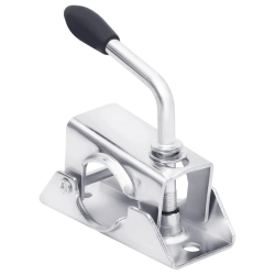 vidaXL riteņu skava, 13,5x6,5x14 cm, cinkots tērauds