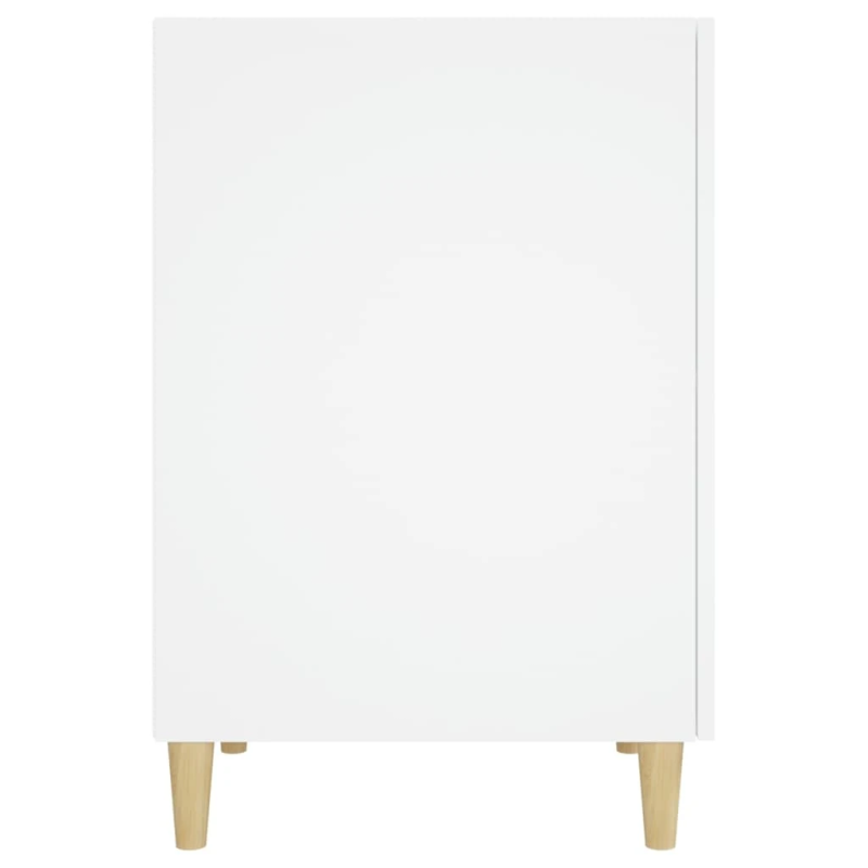 vidaXL rakstāmgalds, balts, 140x50x75 cm, inženierijas koks