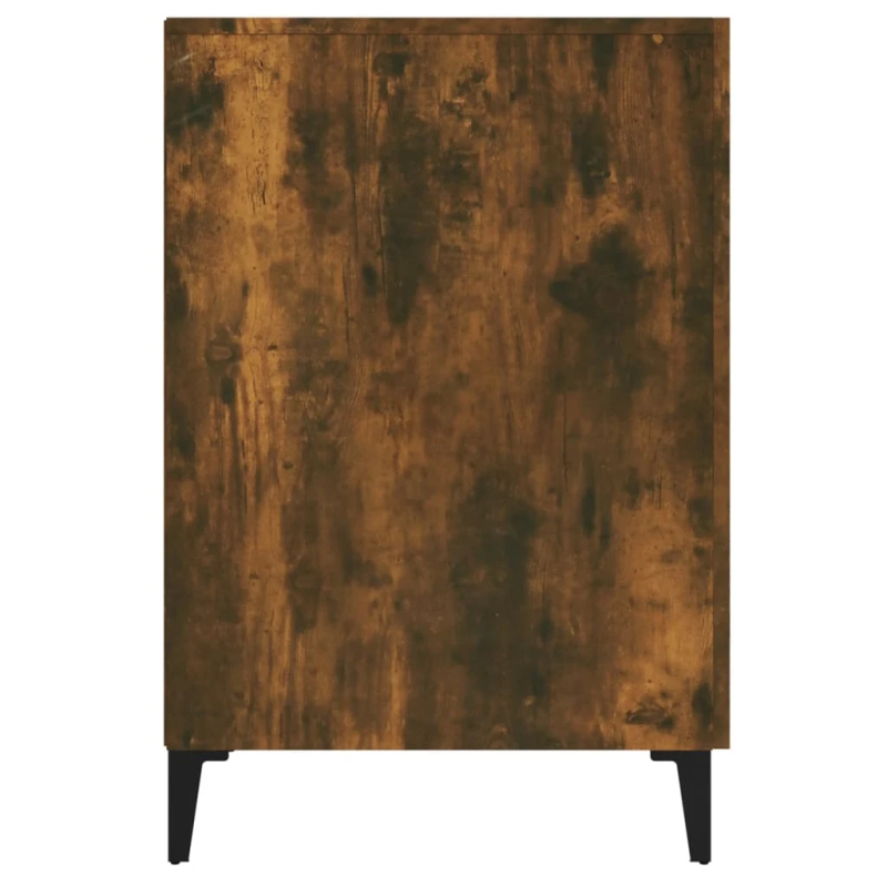 vidaXL rakstāmgalds, ozolkoka krāsa, 140x50x75 cm, inženierijas koks