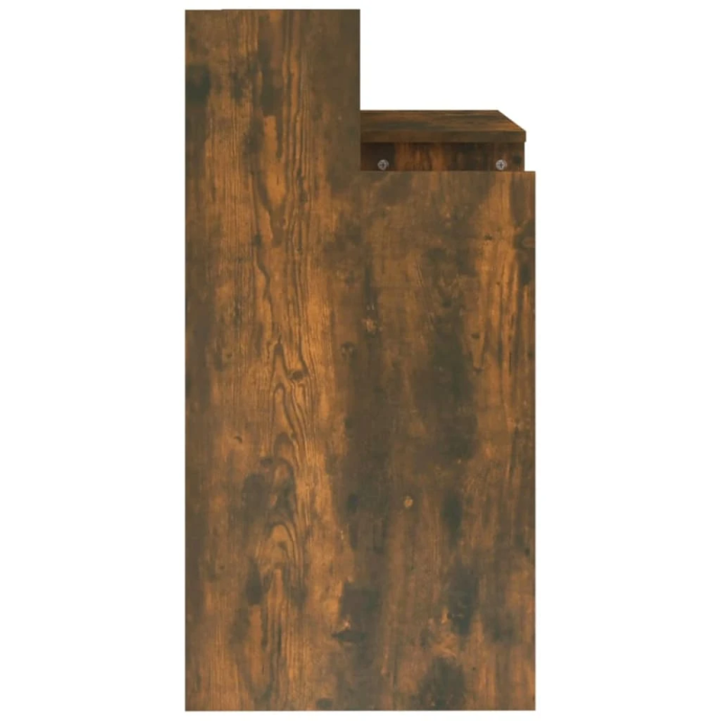 vidaXL rakstāmgalds, LED, ozola krāsa, 97x45x90 cm, inženierijas koks