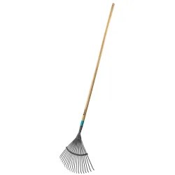 Lapų grėblys vėduoklinis Gardena 17202-20, su kotu, 800 - 1700 mm