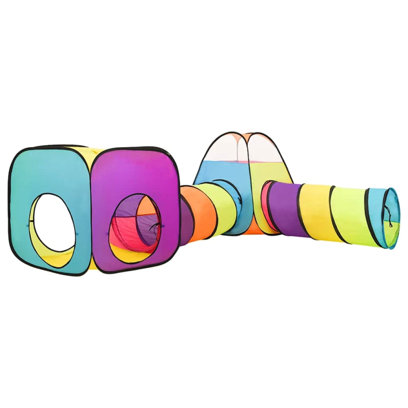 vidaXL rotaļu telts, krāsaina, 190x264x90 cm