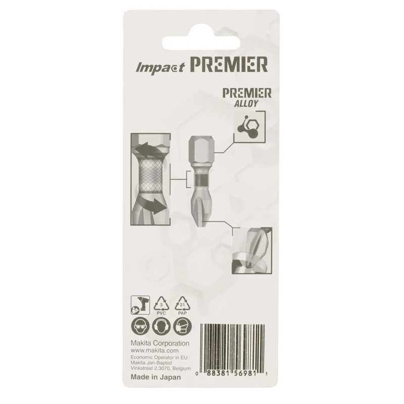 Uzgalis skrūvgriežu ph2-slim 25mm 2gab