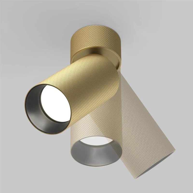 Spotlampa artisan gu10 10w met.zelta