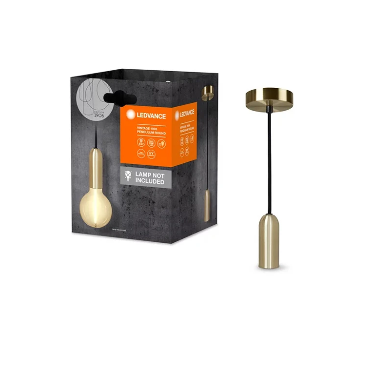 Patrona ar vadu 1906 round e27 zelta