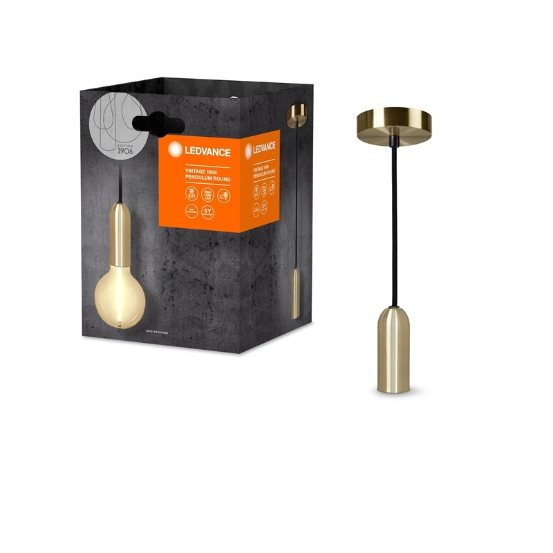 Patrona ar vadu 1906 round e27 zelta