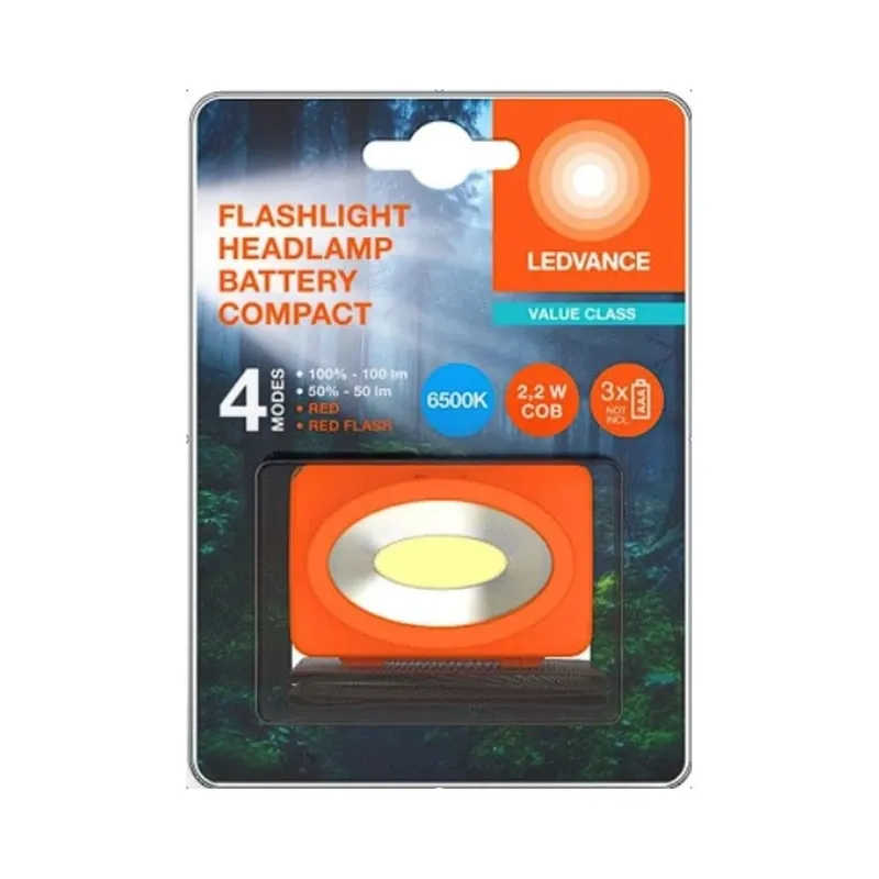 Фонарь на голову Ledvance 4099854175749, 6500 °К, IP22