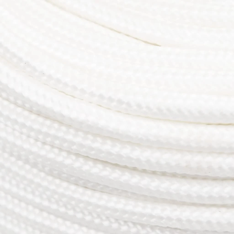 vidaXL laivu virve, balta, 10 mm, 250 m, polipropilēns