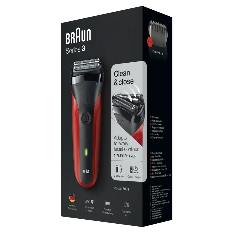300s uzlādējams skuveklis Series 3