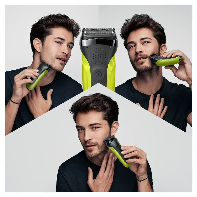 300BT бритва Braun Series 3 Shave&Style 3-в-1 с точным триммером и 5 гребнями