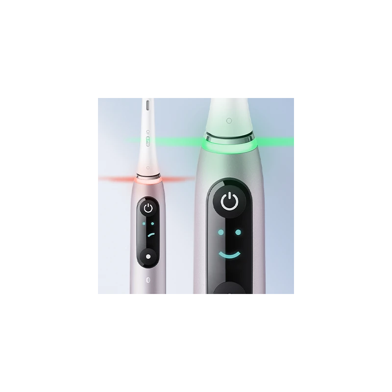 iOM6d.2I6.1 Oral-B iO6 Duo Pack Elektriskā Zobu Birste White + Pink Sand Extra Handle