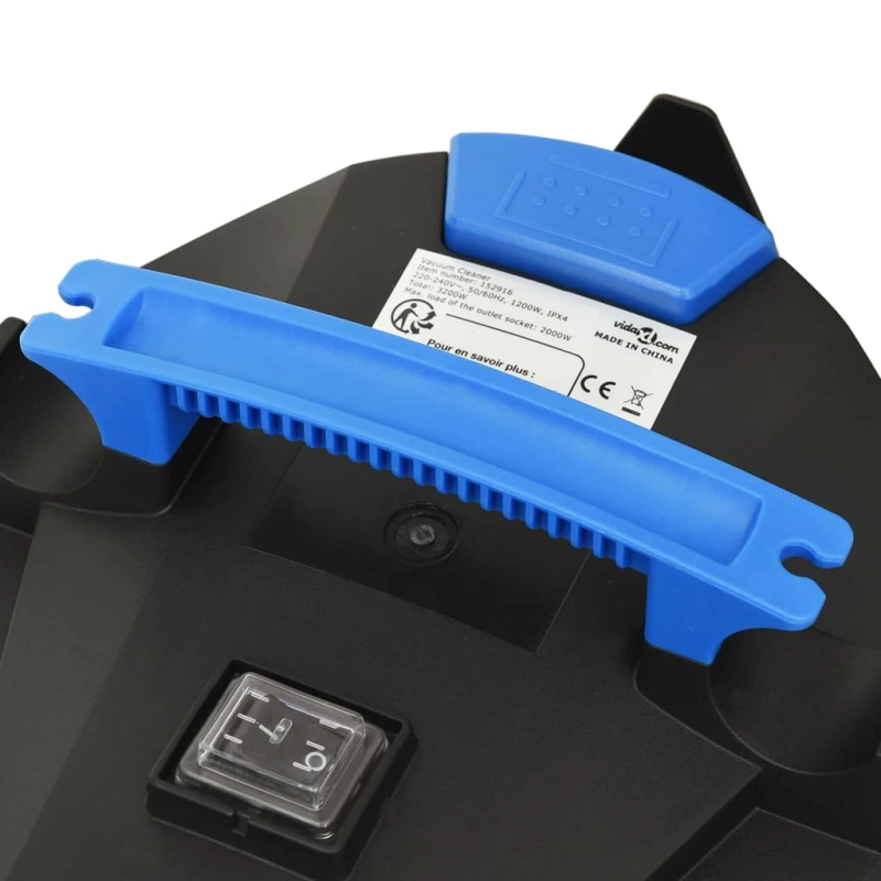 vidaXL mitrās un sausās tīrīšanas putekļu sūcējs, 1200 W, 30 litri