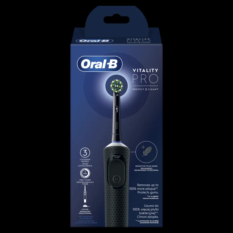 D103.413.3 Braun Oral-B Vitality Pro Black электрическая зубная щётка