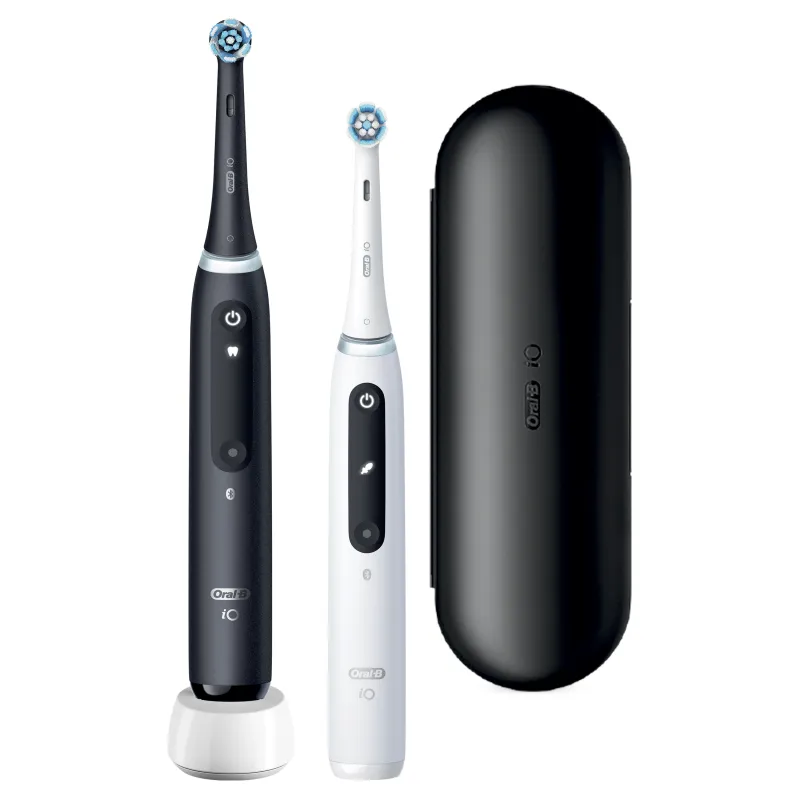iOG5d.2J6.2K Oral-B iO5 elektriline hambahari Duo Pack Matt Black+Quite White