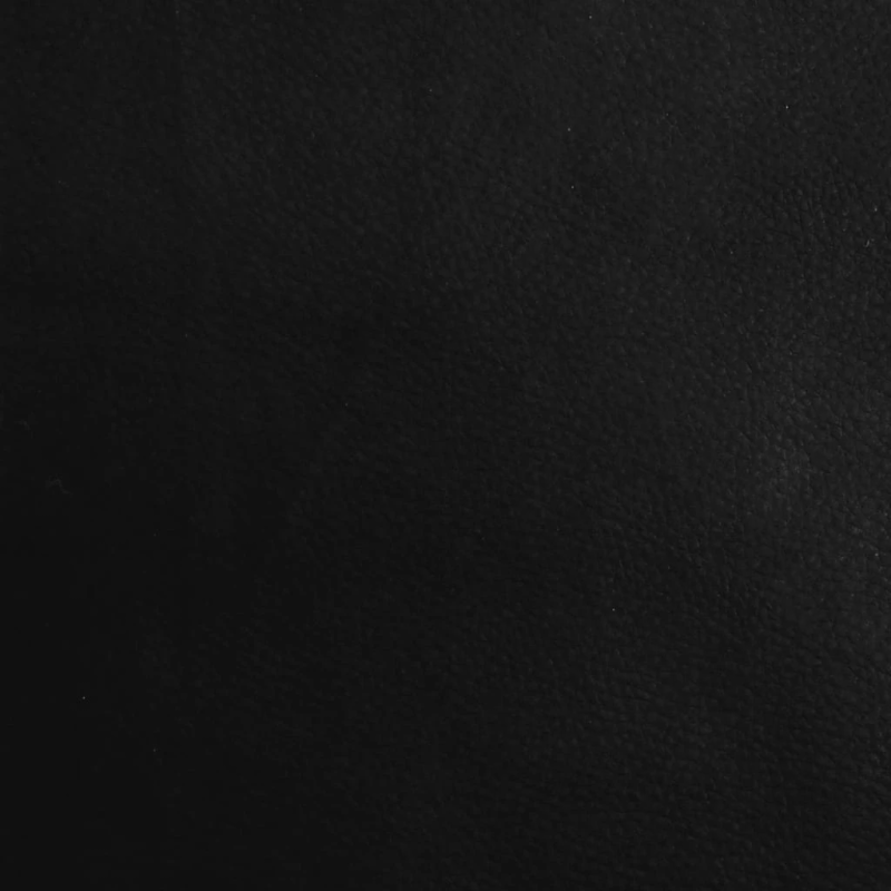 vidaXL atpūtas krēsls, atgāžams, melna mākslīgā āda